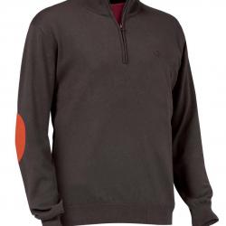 PULL COL ZIP WINSLEY MARRON CLUB INTERCHASSE