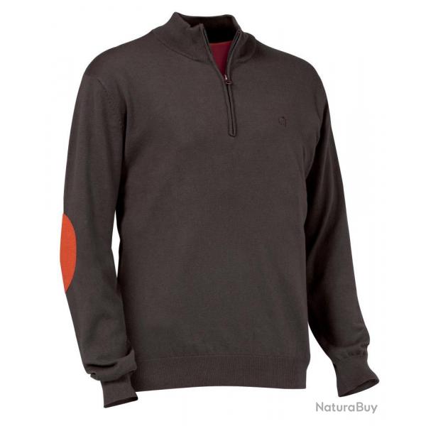 PULL COL ZIP WINSLEY MARRON CLUB INTERCHASSE