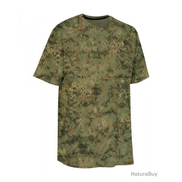 TSHIRT MANCHES COURTES SNAKE FOREST - 2XL - PROHUNT