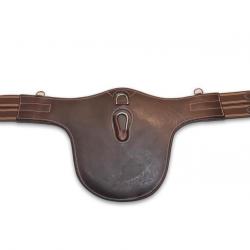 SANGLE BAVETTE EVO CUIR BRUN - 105cm - HFI