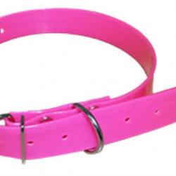 COLLIER CHIEN POLYURETHANE 60CM - Rose - HB DOG