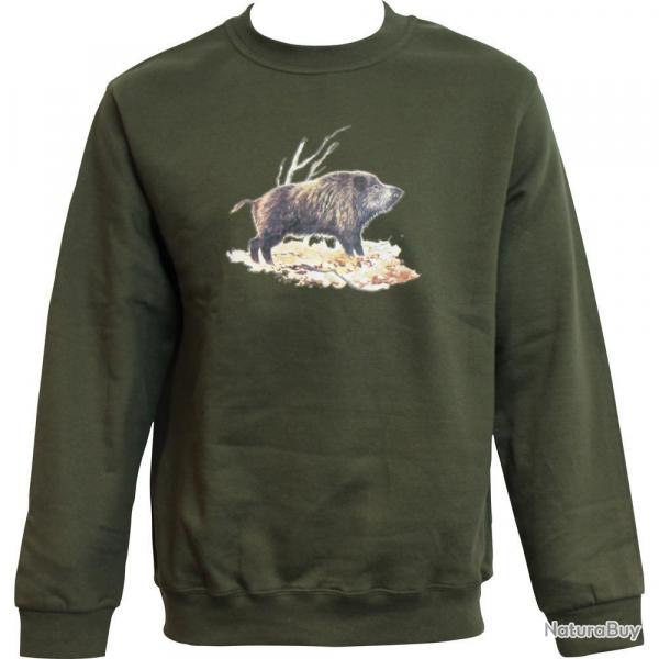 SWEAT SOLITAIRE KAKI - L - BARTAVEL