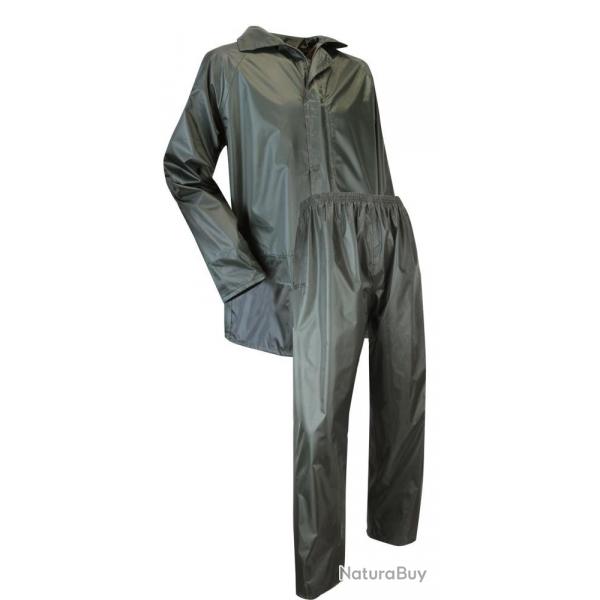 ENSEMBLE PLUIE VESTE +PANTALON KAKI - 2XL - LMA
