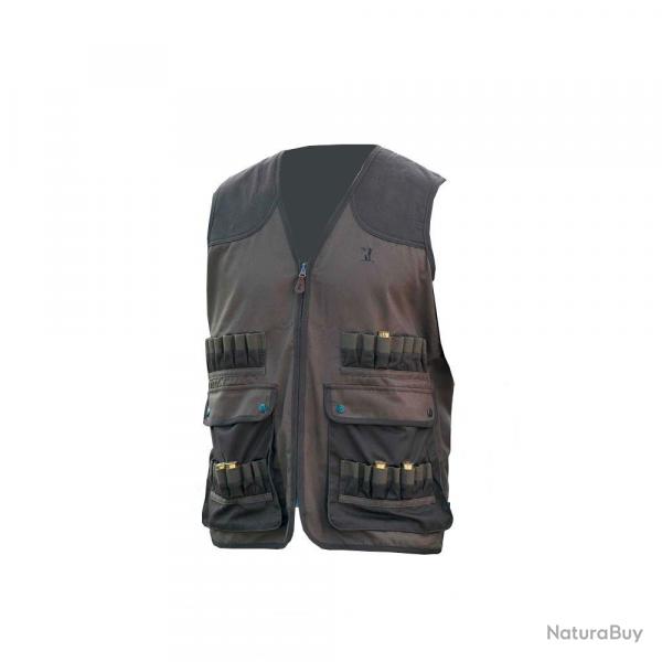 GILET GARRIGUE MARRON - 2XL - PERCUSSION