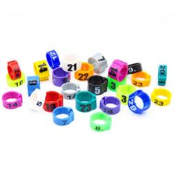 BAGUES CLIP 1 A 25 Ø9MM X25 - Rouge - RINGS4WINGS