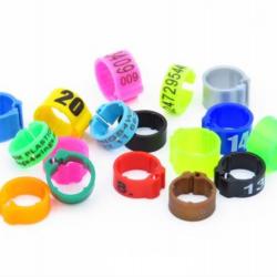 BAGUES A CLIP PLASTIQUE Ø9MM X50 - Violet - RINGS4WINGS