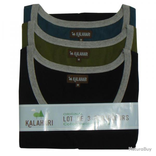 LOT DE 3 DEBARDEURS - 2XL - KALAHARI