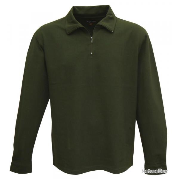 CHEMISE F1 ZIP MICRO POLAIRE KAKI - S - KALAHARI