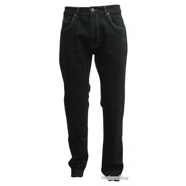 JEAN HOMME COTON/ ELASTHANNE NOIR - 62 - KALAHARI
