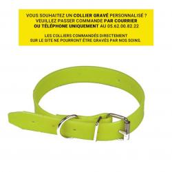 COLLIER PVC 600 X 25 MM - Jaune - HB DOG