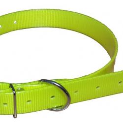 COLLIER CHIEN POLYURETHANE 45CM JAUNE - Jaune - HB DOG
