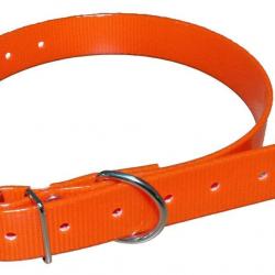 COLLIER CHIEN POLYURETHANE 45CM ORANGE - Orange - HB DOG
