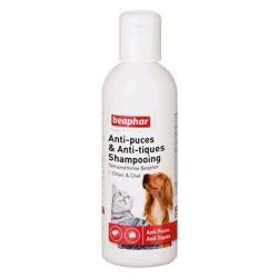 SHAMPOING ANTI-PUCE/TIQUE CHAT CHIEN - 200ML - BEAPHAR