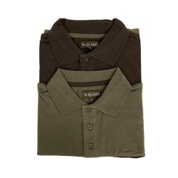 LOT DE 2 POLOS CHASSE KAKI MAR KALAHARI
