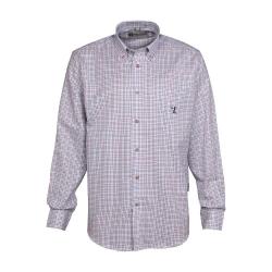 CHEMISE PETITS CARREAUX ROUGE PERCUSSION