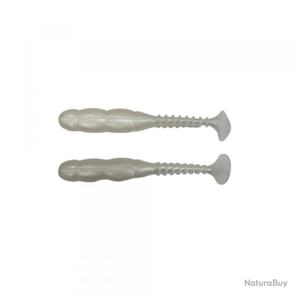 LEURRE FAT ROCKVIBE SHAD 12.7CM X5 - PEARL WHITE - REINS