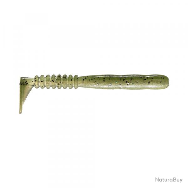 LEURRE ROCKVIBE SHAD 7.6CM X12 - DOS VERT - REINS