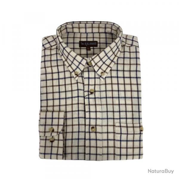 CHEMISE NATURE MARINE/TAUPE - XL - KALAHARI