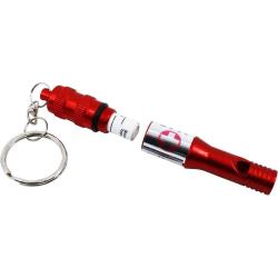 SIFFLET DE SECOURS ALU AVEC CAPUCHON - CAO