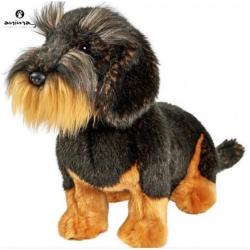 PELUCHE TECKEL A POIL DUR ASSIS - ANIMA