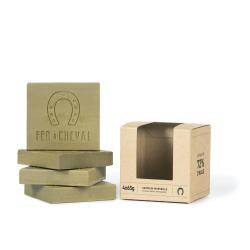 SAVON DE MARSEILLE 4 TRANCHES OLIVE - 260G - FER A CHEVAL