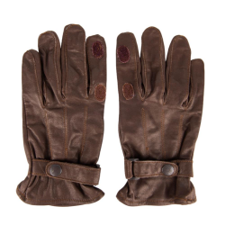 GANTS CUIR MARRON