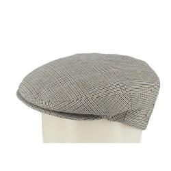 CASQUETTE PLATE TISSUS BEIGE - 58 - M BY FLECHET