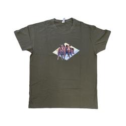 TEE SHIRT TRIO DE SANGLIER KAKI BARTAVEL