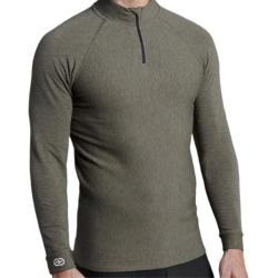 PULL COL ZIPPE COMFORT 5 KAKI DAMARTSPORT