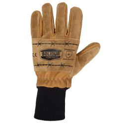 GANTS TRAVAIL ANTI PERFORATION CUIR - 9 - SOLIDUR