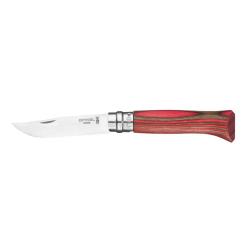 COUTEAU BOULEAU LAMELLE ROUGE N°08 - OPINEL