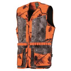 GILET FEMME CAMO ORANGE FOREST TREELAND