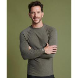 TEE SHIRT COL ROND COMFORT 4 KAKI DAMARTSPORT