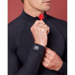 TSHIRT COL ZIPPE COMFORT4 NOIR - S - DAMARTSPORT