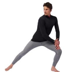 TSHIRT COL ZIPPE COMFORT4 NOIR - XL - DAMARTSPORT