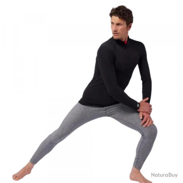 TSHIRT COL ZIPPE COMFORT4 NOIR - XL - DAMARTSPORT