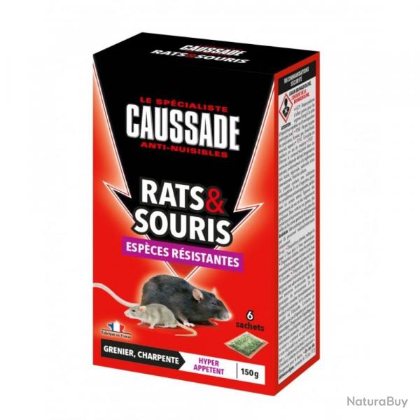 CEREALES RATS ET SOURIS 150GR - CAUSSADE