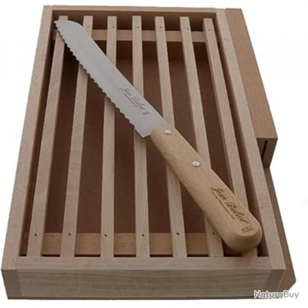 PLANCHE A PAIN + COUTEAU - JEAN DUBOST