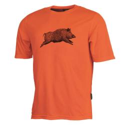 TEE SHIRT FEMME SANGLIER ORANGE TREELAND