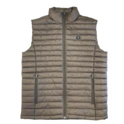 GILET CHAUFFANT MARRON NEW