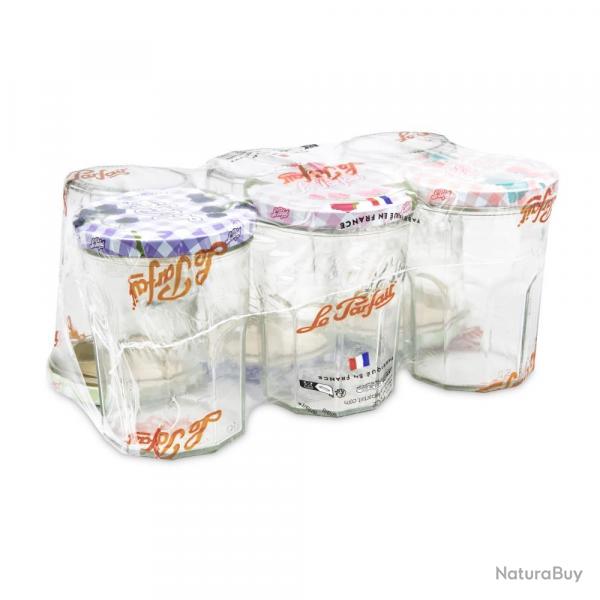 POTS A CONFITURE 385ML D82 X6 - LE PARFAIT