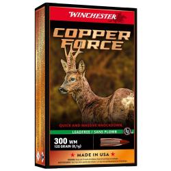 BALLES 300WM COPPER FORCE LEAD FREE 125GR - WINCHESTER