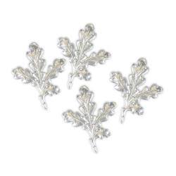 FEUILLES DE CHENE ARGENT PAR 4 - EUROHUNT