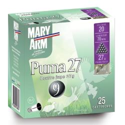 CARTOUCHES PUMA 27 20 70 27G BJ X25 N MARY ARM
