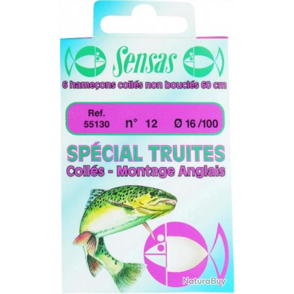 HAMECON MONTE TRUITE X10 - 10/16 - SENSAS