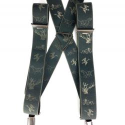 BRETELLES TISSEE KAKI - BOYER