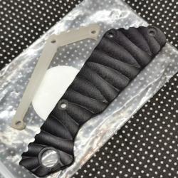 Plaquette custom en g10 + backspacer pour strider sng