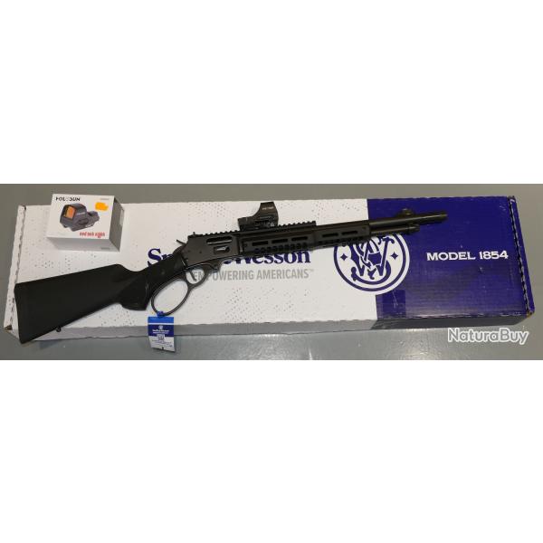 SMITH & WESSON 1854 LEVER ACTION STEALTH HUNTER Cal 44 mag +holo sun hs510c