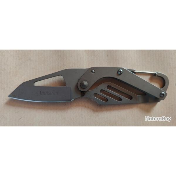 2) Couteau pliant, collection, Virginia, ouverture facile