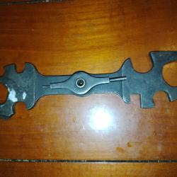 Clé de démontage pour mitrailleuse US WW2